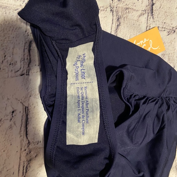 Kona Sol Navy Swim High Rise Bottom, Size M, NWT - Picture 5 of 5